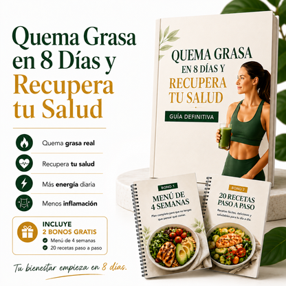 Pierde Peso en 8 Días y Recupera tu Salud | Ebook